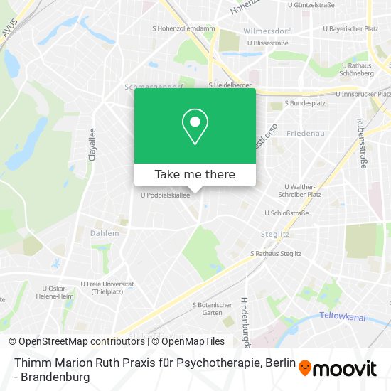 Thimm Marion Ruth Praxis für Psychotherapie map