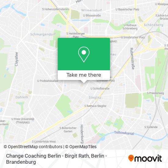 Карта Change Coaching Berlin - Birgit Rath