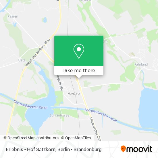 Карта Erlebnis - Hof Satzkorn
