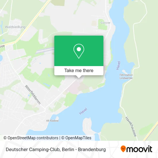 Карта Deutscher Camping-Club