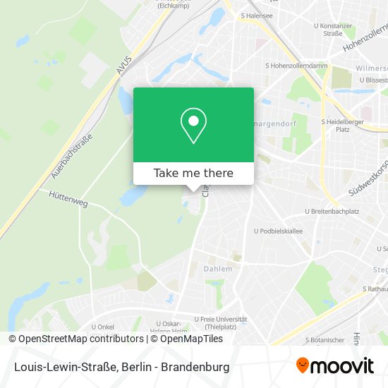 Louis-Lewin-Straße map