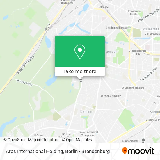 Карта Aras International Holding