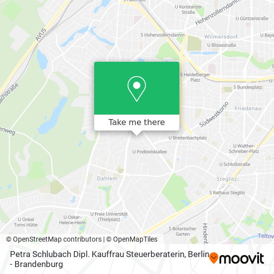 Petra Schlubach Dipl. Kauffrau Steuerberaterin map