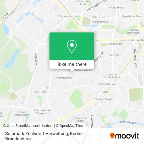 Solarpark Zühlsdorf Verwaltung map