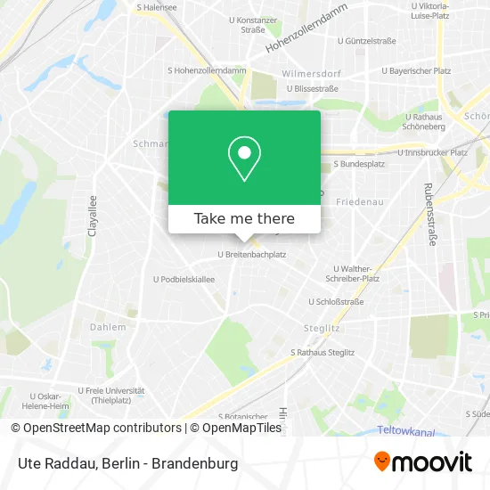 Карта Ute Raddau