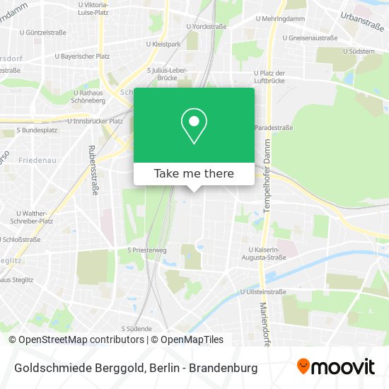 Goldschmiede Berggold map