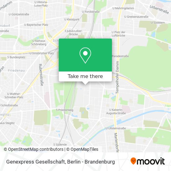 Genexpress Gesellschaft map