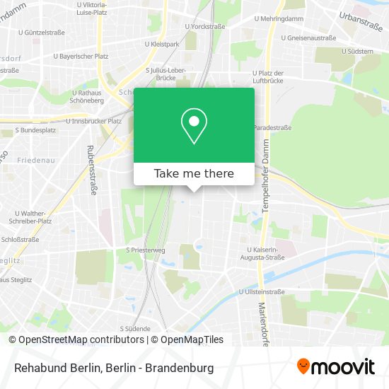 Rehabund Berlin map