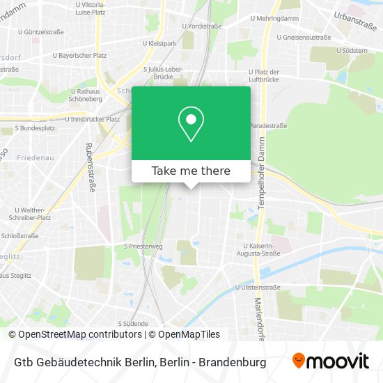 Карта Gtb Gebäudetechnik Berlin