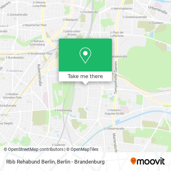 Rbb Rehabund Berlin map