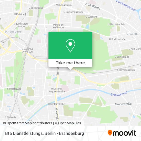 Bta Dienstleistungs map