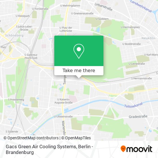 Gacs Green Air Cooling Systems map