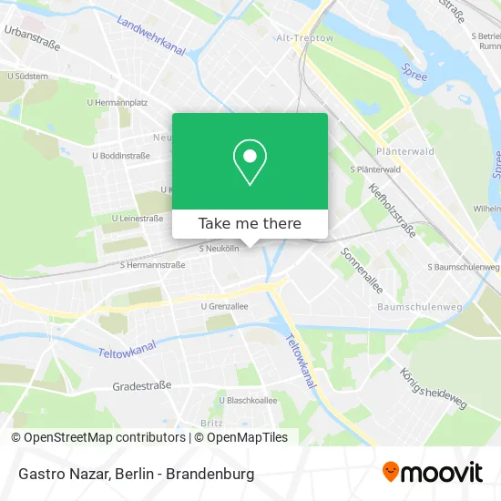 Карта Gastro Nazar