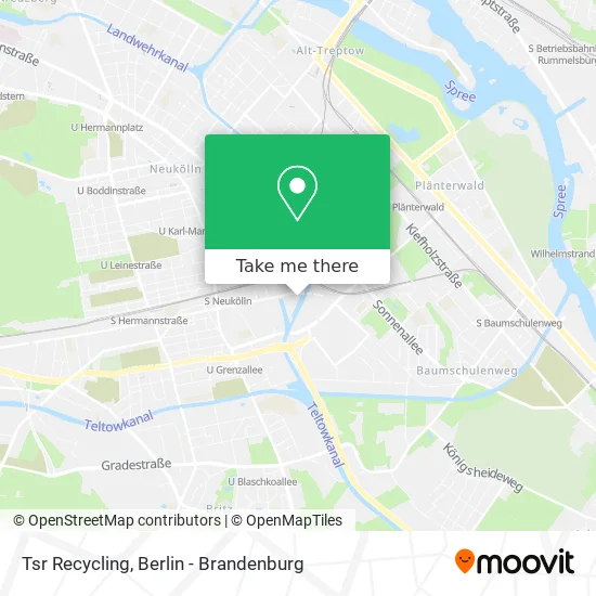 Карта Tsr Recycling