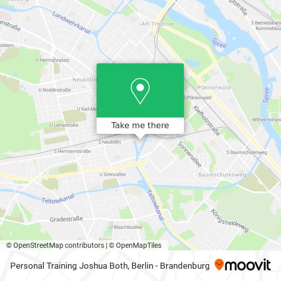 Personal Training Joshua Both map