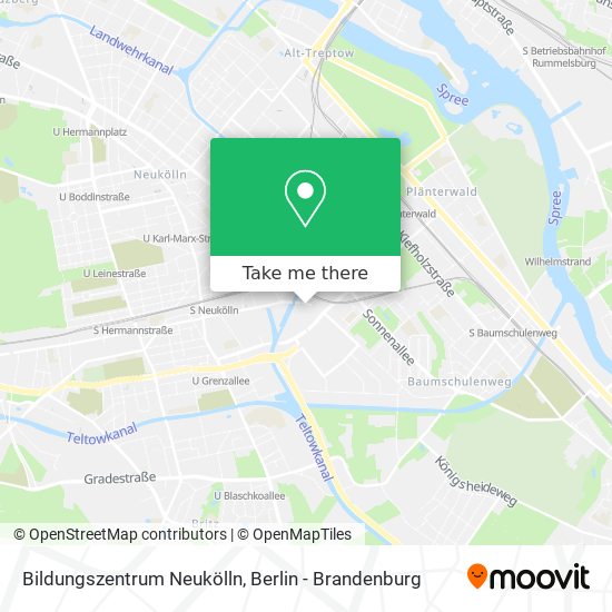 Bildungszentrum Neukölln map