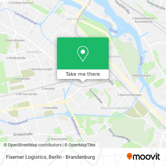 Fixemer Logistics map