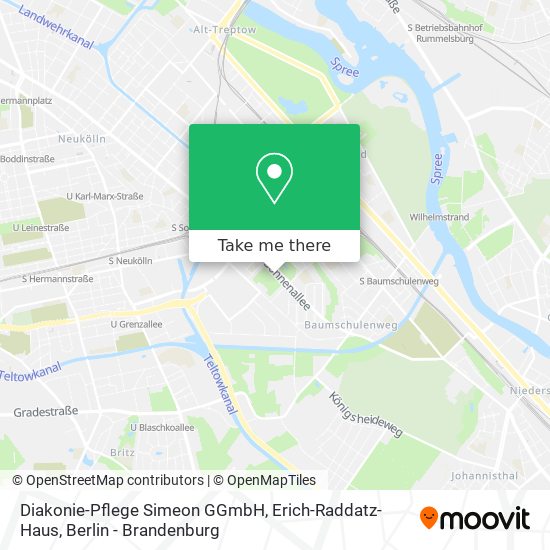Diakonie-Pflege Simeon GGmbH, Erich-Raddatz-Haus map
