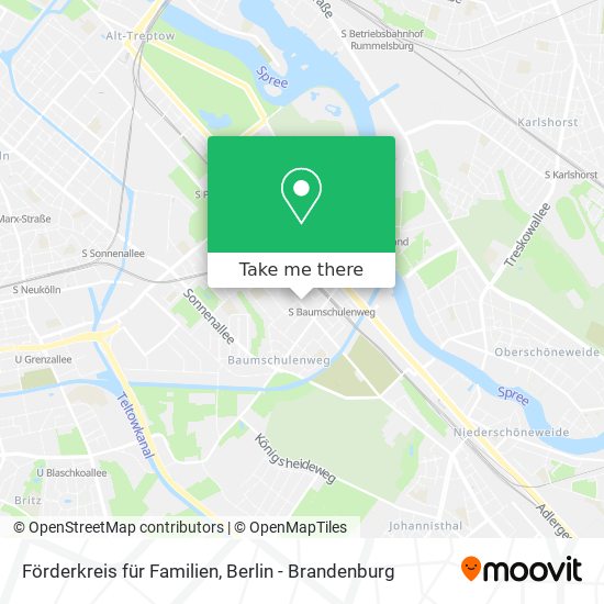 Förderkreis für Familien map