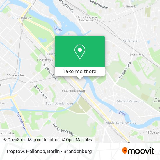 Treptow, Hallenbä map