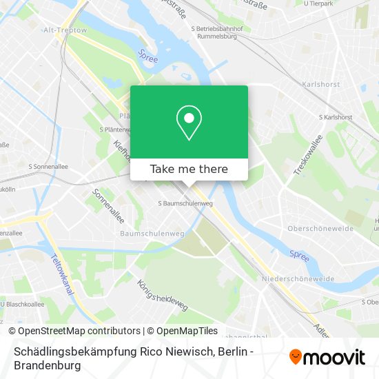 Карта Schädlingsbekämpfung Rico Niewisch