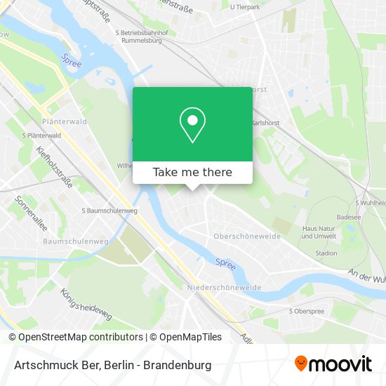 Artschmuck Ber map