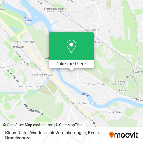 Klaus-Dieter Wiedenbeck Versicherungen map