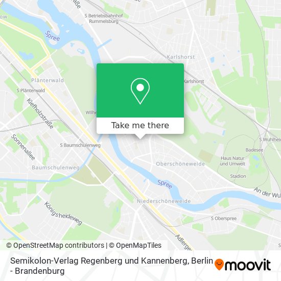 Semikolon-Verlag Regenberg und Kannenberg map