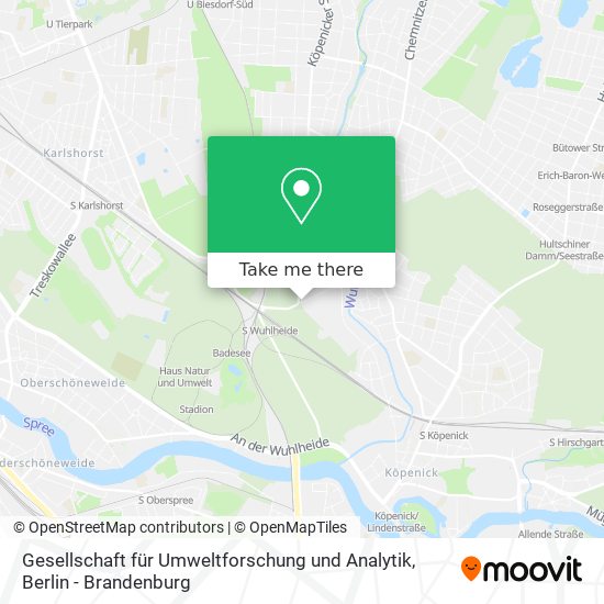 Карта Gesellschaft für Umweltforschung und Analytik