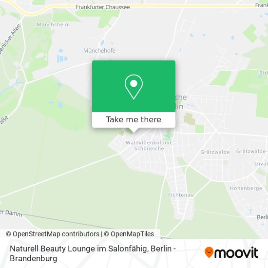 Карта Naturell Beauty Lounge im Salonfähig