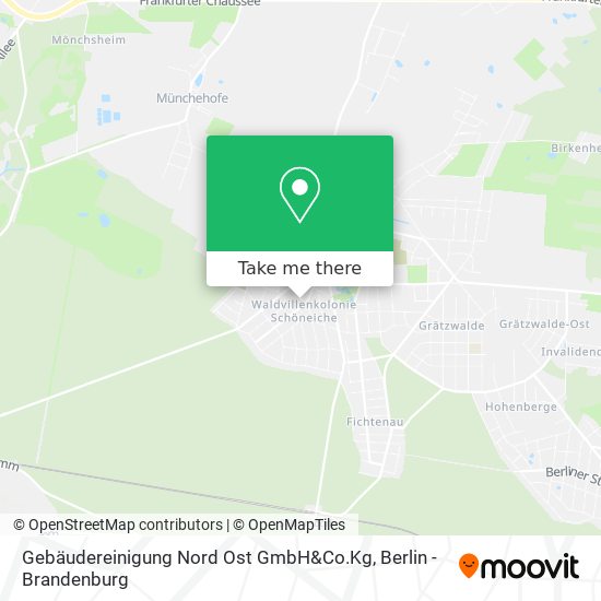 Карта Gebäudereinigung Nord Ost GmbH&Co.Kg