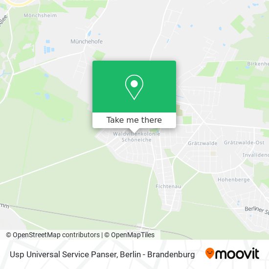 Usp Universal Service Panser map