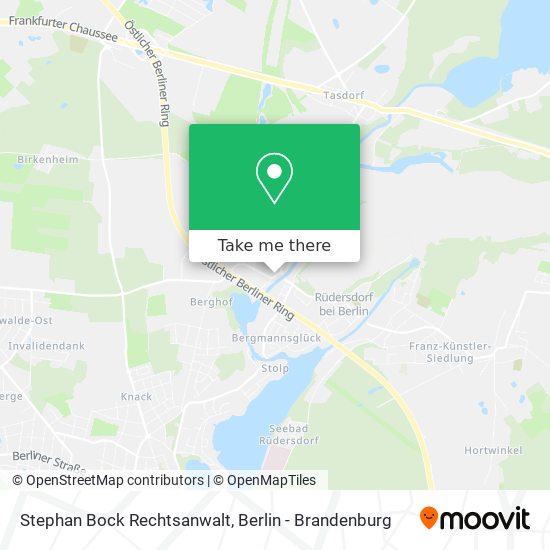 Карта Stephan Bock Rechtsanwalt