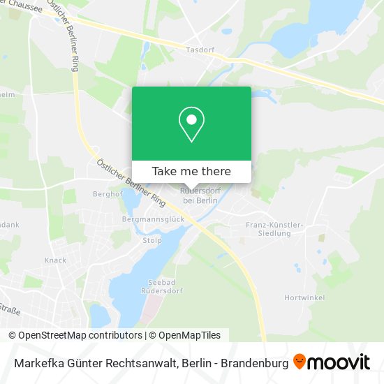 Markefka Günter Rechtsanwalt map