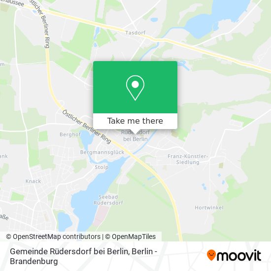 Gemeinde Rüdersdorf bei Berlin map