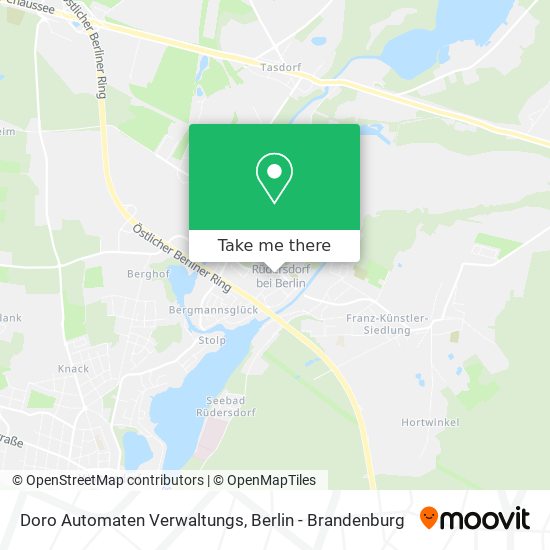 Doro Automaten Verwaltungs map