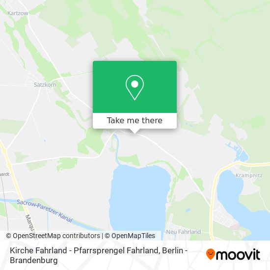 Kirche Fahrland - Pfarrsprengel Fahrland map