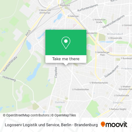 Logoserv Logistik und Service map