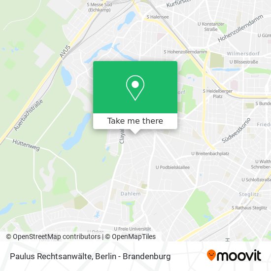 Paulus Rechtsanwälte map