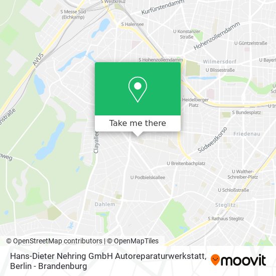 Hans-Dieter Nehring GmbH Autoreparaturwerkstatt map