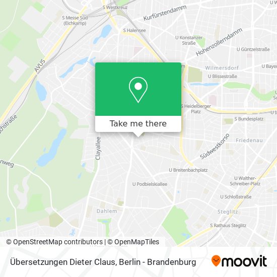 Übersetzungen Dieter Claus map