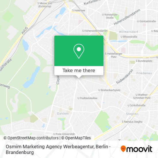 Osmim Marketing Agency Werbeagentur map