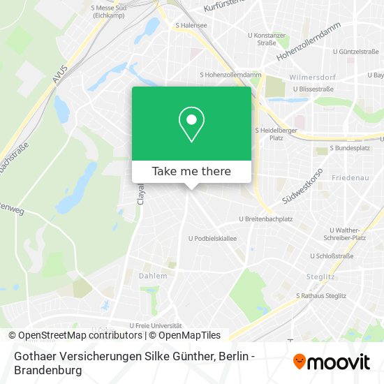 Gothaer Versicherungen Silke Günther map