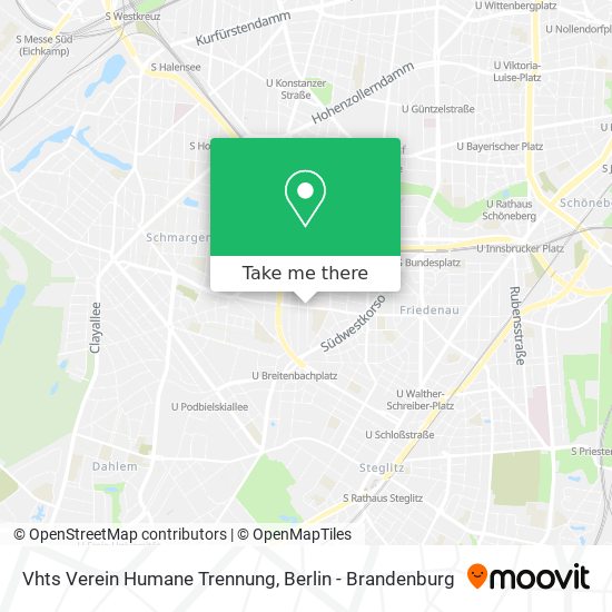 Vhts Verein Humane Trennung map