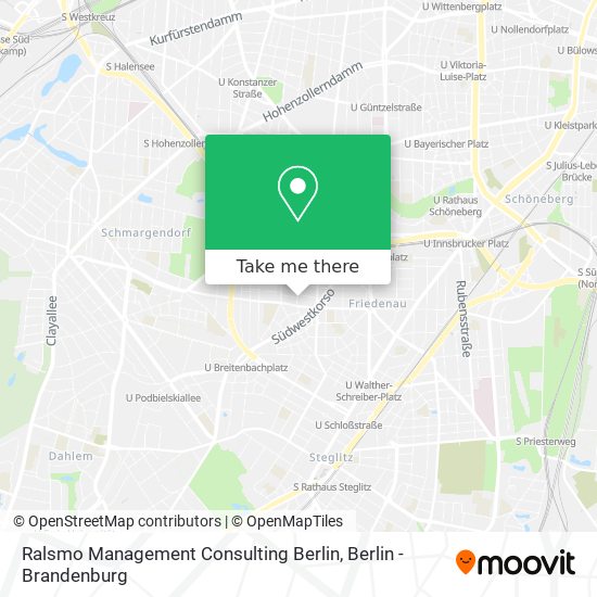 Карта Ralsmo Management Consulting Berlin