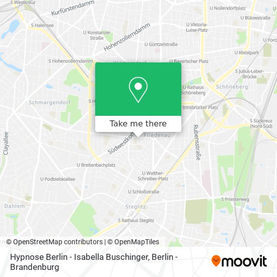 Hypnose Berlin - Isabella Buschinger map