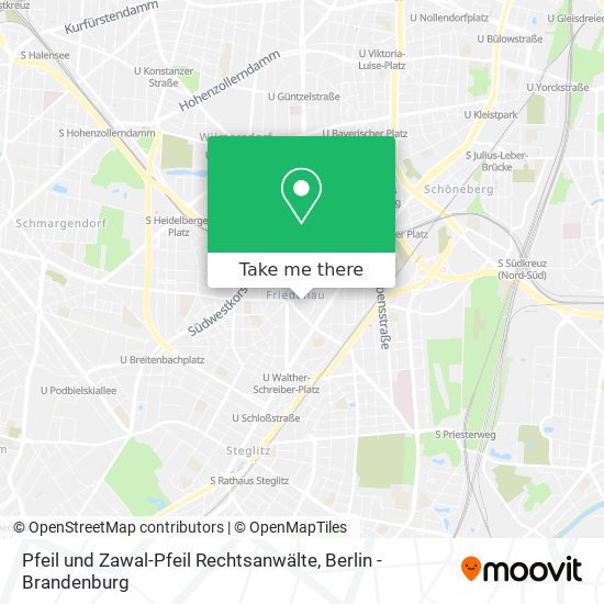 Pfeil und Zawal-Pfeil Rechtsanwälte map