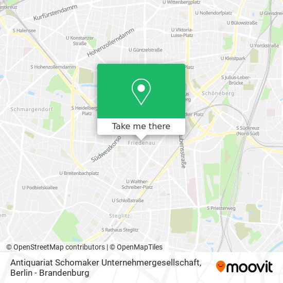 Antiquariat Schomaker Unternehmergesellschaft map