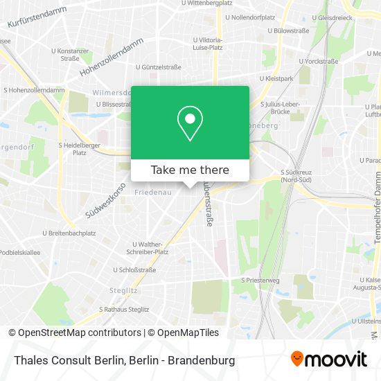 Thales Consult Berlin map