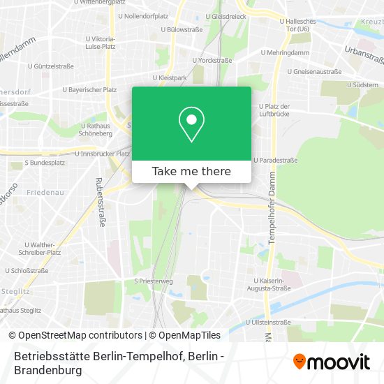 Betriebsstätte Berlin-Tempelhof map